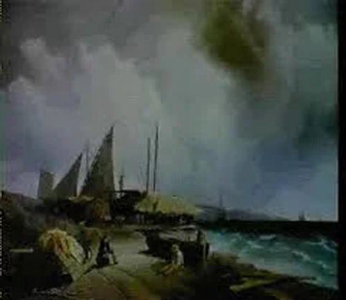 Pescatori in riva al mare, 1876
